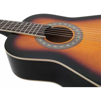 Dimavery AC-303 klasikinė gitara 1/2 Sunburst 535 mm skalė 6 stygos