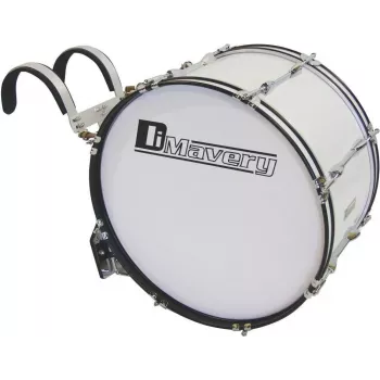 DIMAVERY MB-422 žygiuojantis bosinis būgnas 22x12 baltas 26010360