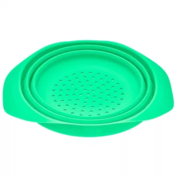 LURCH Sulankstomas silikoninis sietelis 24 cm, žalias 210285