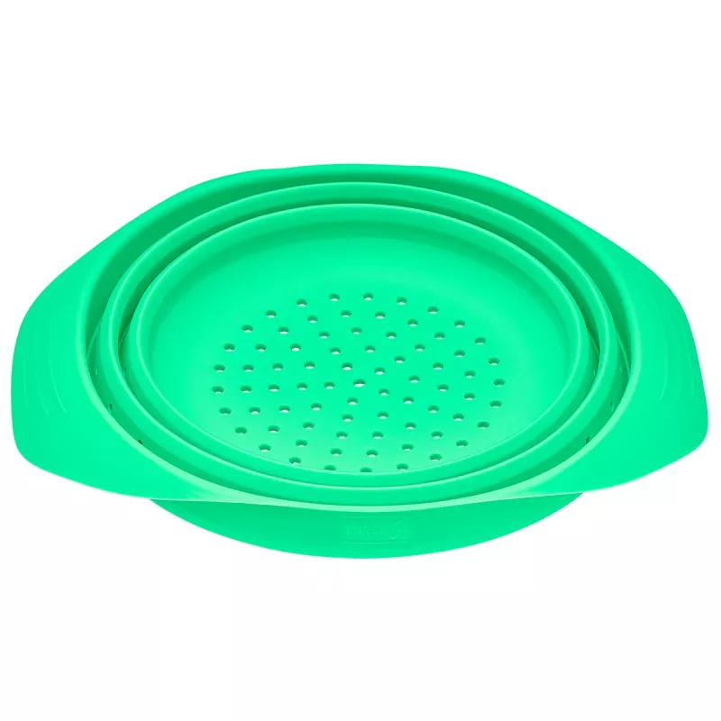 LURCH Sulankstomas silikoninis sietelis 24 cm, žalias 210285