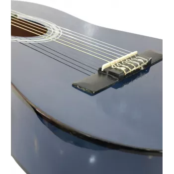 Dimavery AC-303 klasikinė gitara 1/2 dydžio, mėlyna, 535 mm menzūra, skirta pradedantiesiems