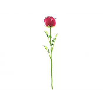 EUROPALMS Crystal Rose dirbtinė gėlė, bordo spalvos, 81cm 82600209