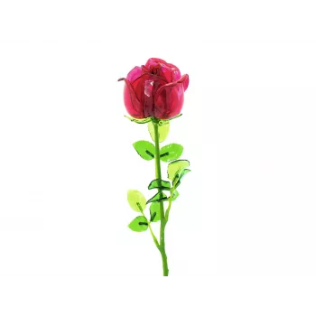 EUROPALMS Crystal Rose dirbtinė gėlė, bordo spalvos, 81cm 82600209