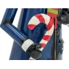 EUROPALMS Sniego senis su paltu, metalinis, 150cm, mėlynas 83314907