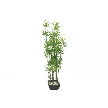 EUROPALMS Dirbtinis bambukas dekoratyvinėje vazoje, 120cm 82509261