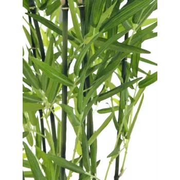 EUROPALMS Dirbtinis bambukas dekoratyvinėje vazoje, 120cm 82509261