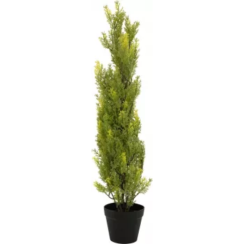 EUROPALMS Leyland Cypress dirbtinis augalas, 90cm, juodas vazonas 82606962