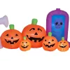 EUROPALMS Halloween pripučiamas vaiduoklis su moliūgais, 244cm (83316154)