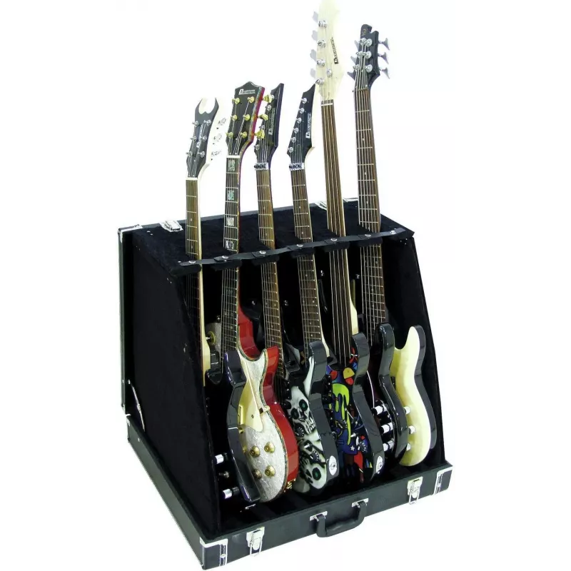 DIMAVERY 6 gitarų flight case stendas 26348130