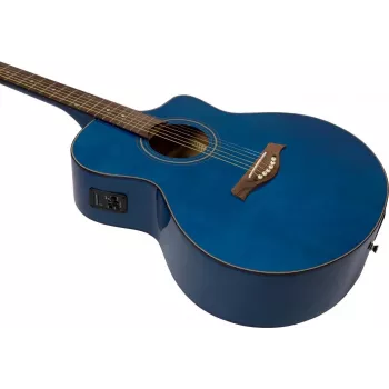 DIMAVERY STW-90 Vakarietiška gitara, Crystal Blue 26245083