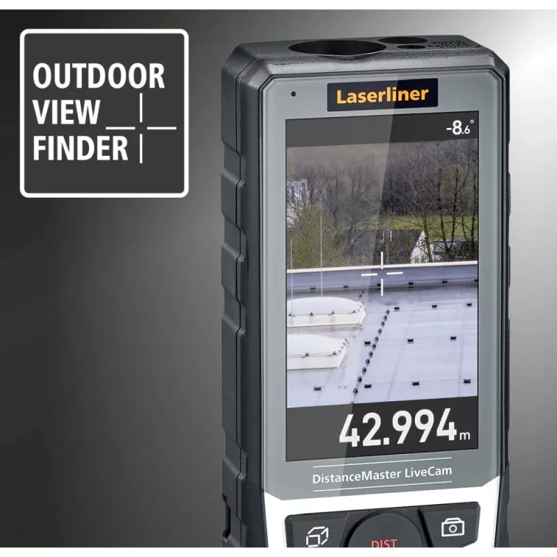 Laserliner DistanceMaster LiveCam lazerinis atstumo matuoklis 150 m 080.985A