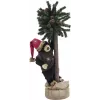EUROPALMS Kalėdinis lokys su eglute, 105cm 83314804