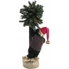 EUROPALMS Kalėdinis lokys su eglute, 105cm 83314804
