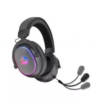 SPEEDLINK CONUX belaidės RGB stereo žaidimų ausinės - PC/PS5/PS4/Xbox Series X/S/Switch2/Switch/OLED/Lite, juodos (SL-860101-BK)