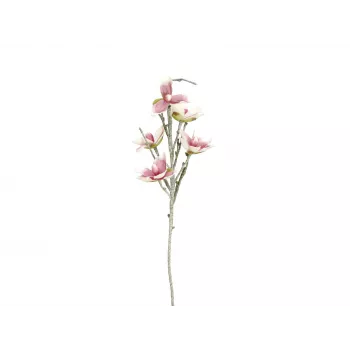 EUROPALMS dirbtinė magnolijos šakelė, EVA, balta-rožinė, 100 cm 82530587