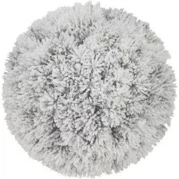 EUROPALMS Flocked Pine Cone Sphere 20cm 83500304 dekoratyvinis rutulys su kankorėžio tekstūra