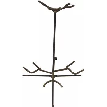 DIMAVERY trivietis gitarų stovas, juodas (26348110)