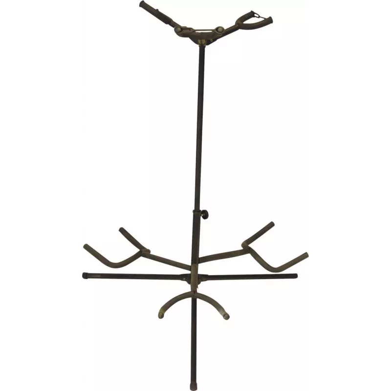 DIMAVERY trivietis gitarų stovas, juodas (26348110)