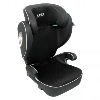 Petex Basic Plus 1600 vaikiška automobilinė kėdutė juoda HDPE ECE R129 i-Size ISOFIX 100-150 cm