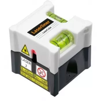Laserliner LaserCube kryžminių linijų lazerinis nivelyras, raudonas spindulys, savaiminio išsilyginimo, 5 m nuotolis 081.108E