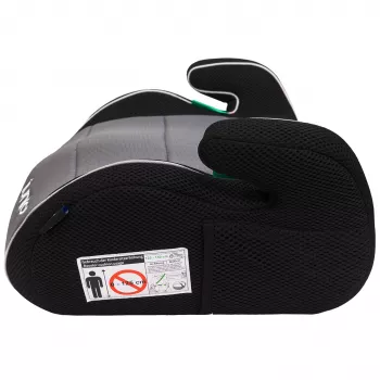 Petex Max 308 vaikiška pagalbinė sėdynė (boosteris) pilka ECE R129 i-Size 2/3 grupė 125-150 cm 19-36 kg