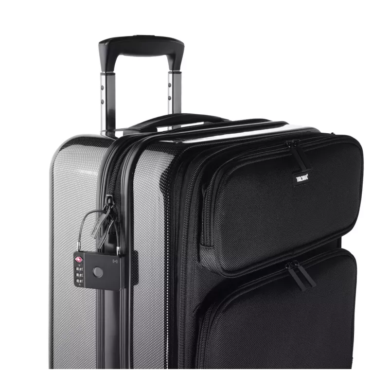 TROIKA TSA Kombinuotas Lagamino Užraktas TRACK & FIND LOCK (LOK26/BK) - Juodas