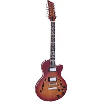 DIMAVERY LP-612 elektrinė gitara, Flamed Sunburst 26215180