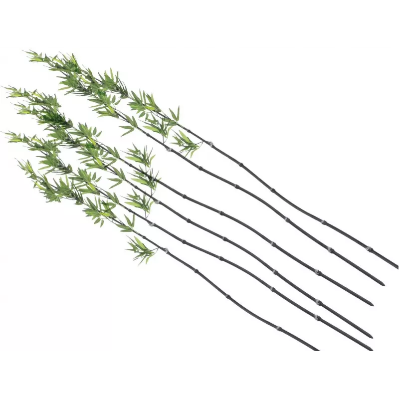 EUROPALMS dirbtinės bambuko šakelės su lapais, 180 cm, 6 vnt. rinkinys 82509260