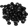 ACCESSORY Silikono sandarinimo kamštelis 8,5 mm juodas, 100 vnt. 60112480