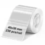 Olympia permatomų etikečių ritinys 40 mm x 30 mm, 230 etikečių (6322)