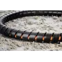 HellermannTyton 162-20200 grindų kabelių apsauginis profilis, juodas, 1 m, PVC, savaiminio klijavimo
