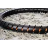 HellermannTyton 162-20200 grindų kabelių apsauginis profilis, juodas, 1 m, PVC, savaiminio klijavimo