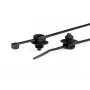 HellermannTyton T30LRFT6 juodas poliamidinis kabelių raištis, 260mm x 3,3mm, 500 vnt. pakuotė 150-77932