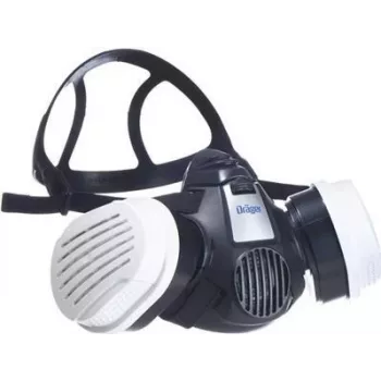 Dräger X-plore 3300 pusinė kaukė su 2 A1B1E1K1P3 kombinuotais filtrais R57794