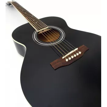 DIMAVERY AW-303 Vesterno gitara, juoda (26242004)