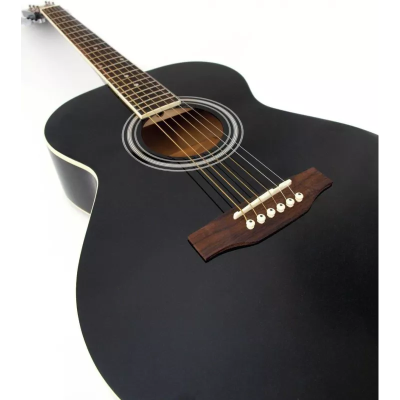 DIMAVERY AW-303 Vesterno gitara, juoda (26242004)
