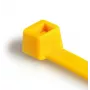 HellermannTyton T80L kabelių raištis 390mm x 4,6mm geltonas, 100 vnt. 116-05414