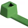 HellermannTyton T80R-N66-GN-C1 standartinis kabelių raištis, vidinis dantukas, 210 mm x 4,6 mm, žalias, 100 vienetų 116-08015
