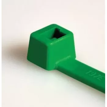 HellermannTyton T80R-N66-GN-C1 standartinis kabelių raištis, vidinis dantukas, 210 mm x 4,6 mm, žalias, 100 vienetų 116-08015