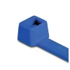 HellermannTyton T80L standartinis kabelių raištis, 390 x 4,6 mm, PA66, mėlynas, 100 vnt. 116-05416