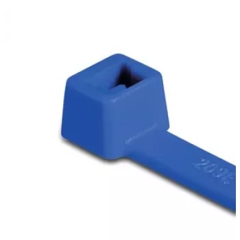 HellermannTyton T80L standartinis kabelių raištis, 390 x 4,6 mm, PA66, mėlynas, 100 vnt. 116-05416