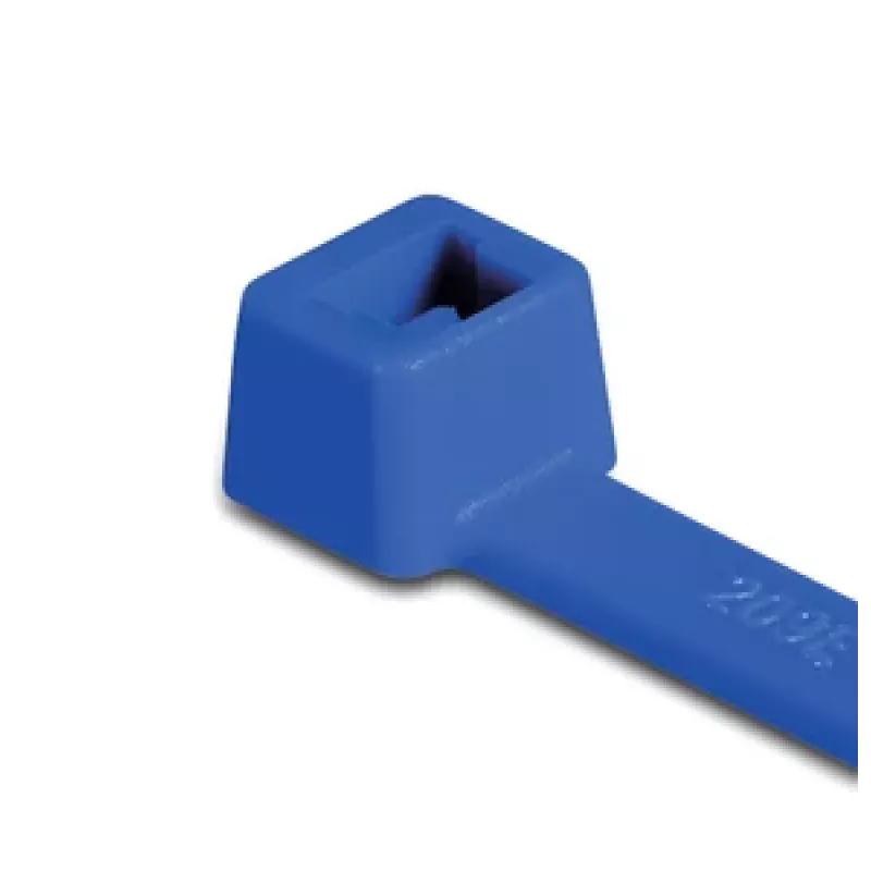 HellermannTyton T80L standartinis kabelių raištis, 390 x 4,6 mm, PA66, mėlynas, 100 vnt. 116-05416