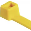 HellermannTyton T80R-N66-YE-C1 standartinis plastikinis raištis, 210 x 4,6 mm, geltonas, 100 vnt. 116-08014