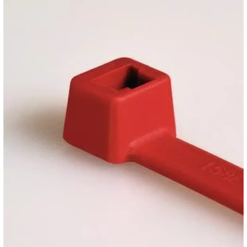 HellermannTyton T80R-N66-RD-C1 standartinis kabelių raištis, 210 mm x 4,6 mm, raudonas, 100 vnt. 116-08012