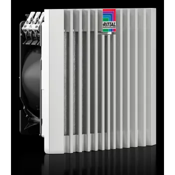 Rittal Blue e+ EMC filtravimo ventiliatorius 53/64 m³/h 115 V RAL 7035 (3238810)