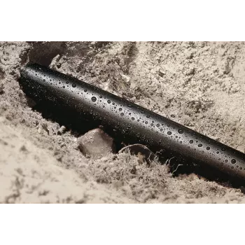 HellermannTyton HU47 termiškai susitraukiantis vamzdelis 3,5:1 nuo 130 mm iki 36 mm juodas 1 m