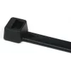 HellermannTyton T18L-HS-BK-C1 juodas kabelių raištis, poliamidas 6.6, 100 mm x 2,5 mm, 100 vnt.