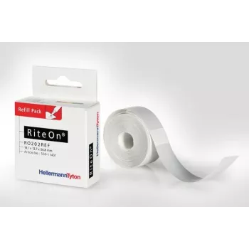HellermannTyton RiteOn papildymo rinkinys etiketės baltos 100 vienetų lape (550-71401)