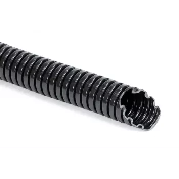 HellermannTyton HG-SW11 PA6 BK 50 apsauginė gofruotoji žarna, 8,5 mm vardinis skersmuo, juoda, 50 m
