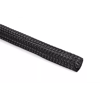 HellermannTyton HEGPL30-PET-BK išplečiamas pintas PET apvadas, 18-55 mm, juodas, 25 m